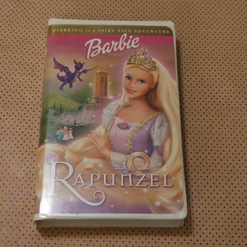 Barbie Rapunzel VHS